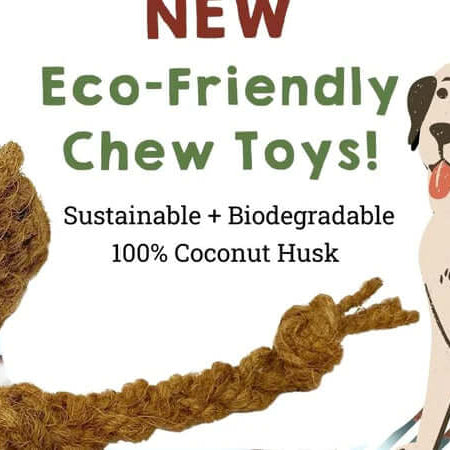 What is an Eco-Friendly Dog Product? - New Eco Friendly Chew Toys for Dogs - The Pets Larder Natural Pet Shop 