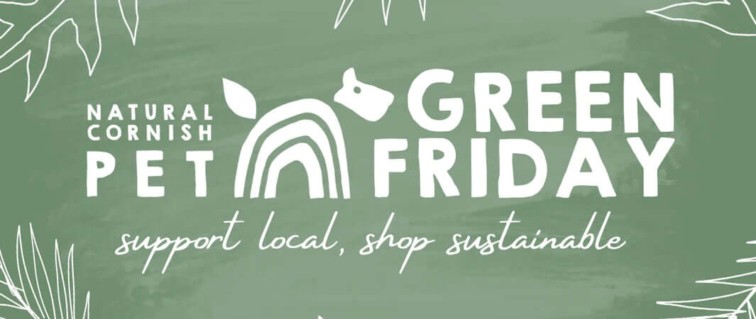 Green Friday pet rainbow sign for vegetarian dog treats sale