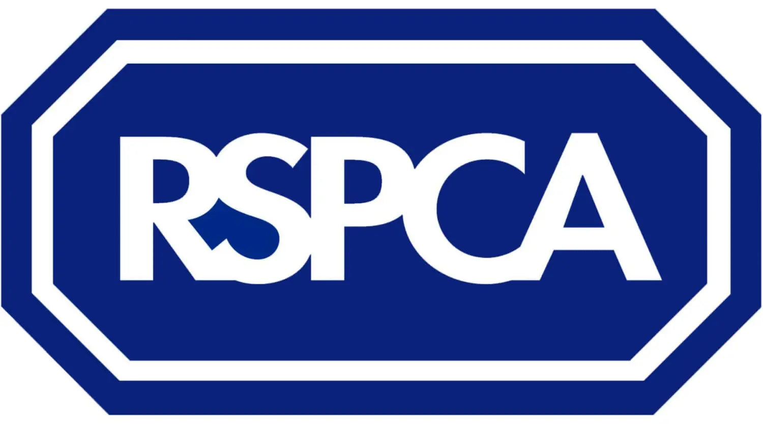 RSPCA Cornwall Branch blue octagonal logo sticker