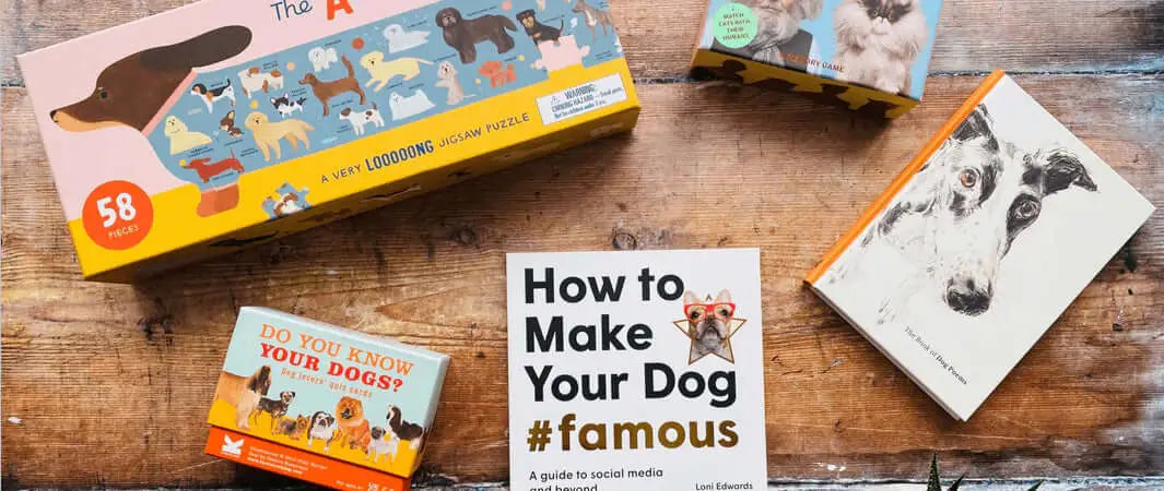 58-piece dog themed puzzle box at The Pets Larder