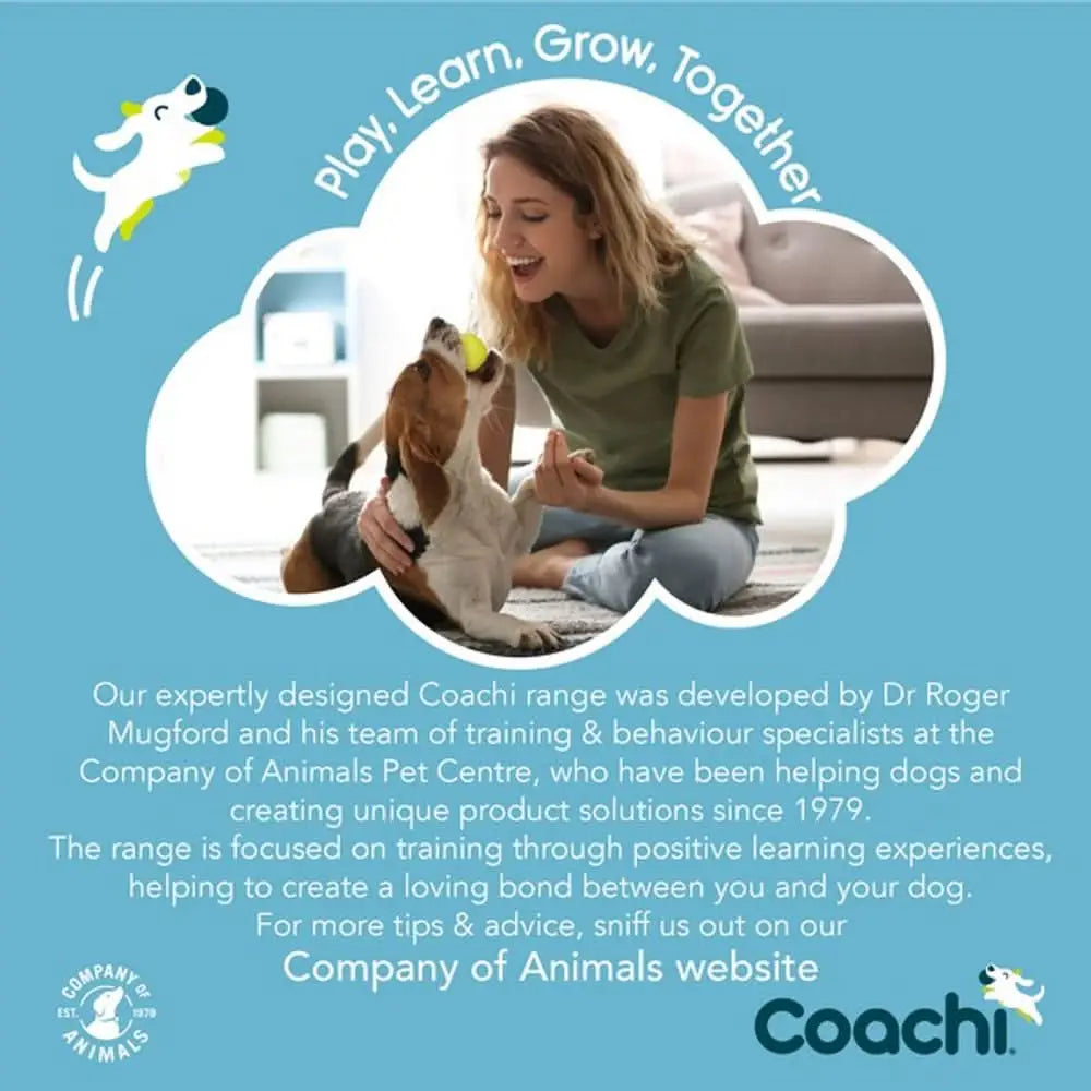 Coachi multi-clicker dog toy for natural dog training and interactive play
