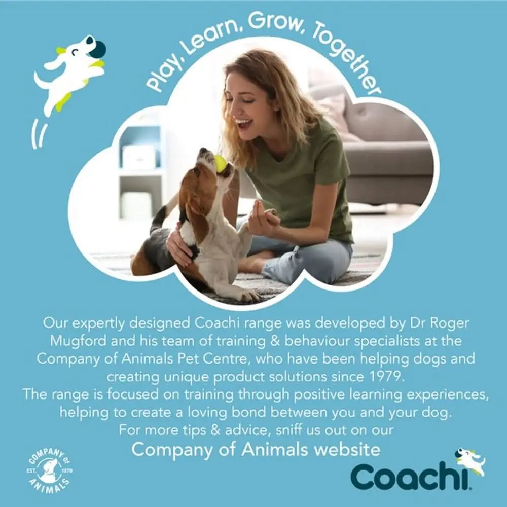 Coachi multi-clicker dog toy for natural dog training and interactive play