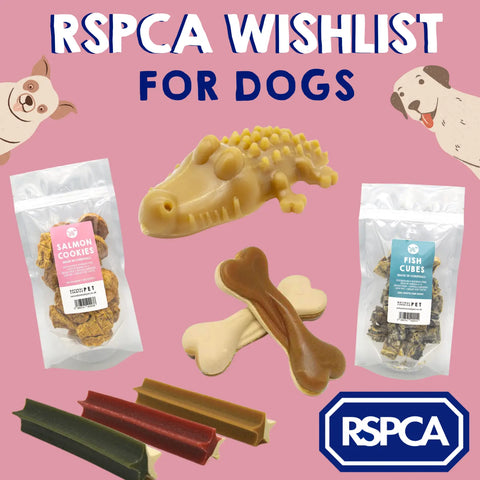 RSPCA Wishlist for Dogs with Natural Cornish Pet