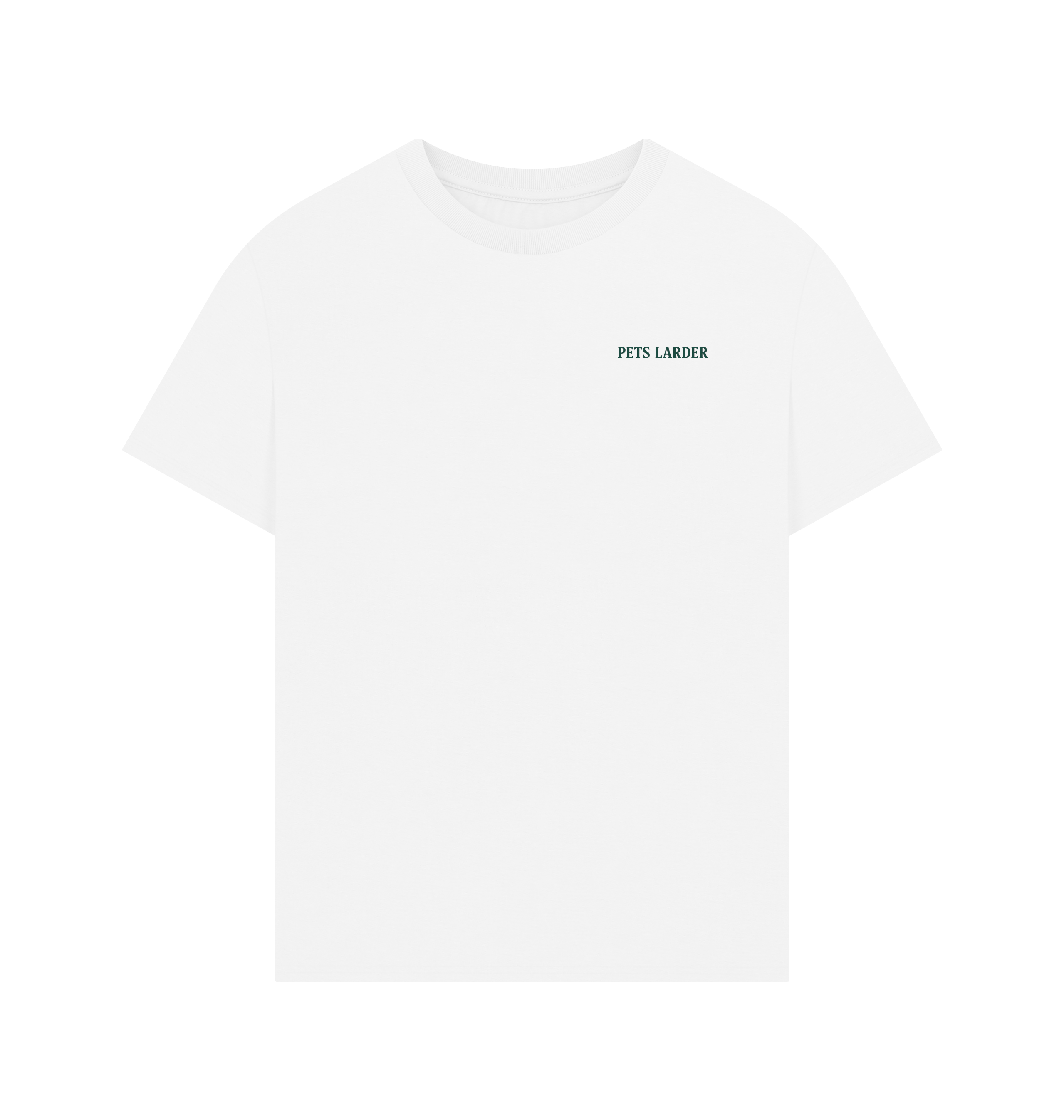 White Printed T-shirt Front