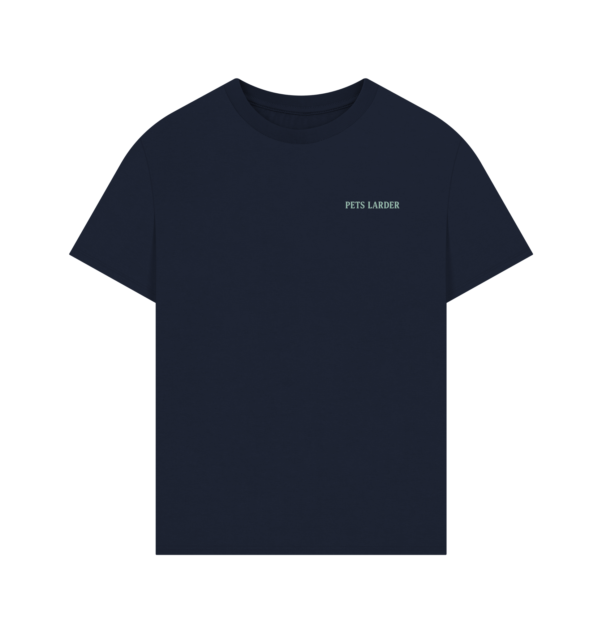 Navy Printed T-shirt Front