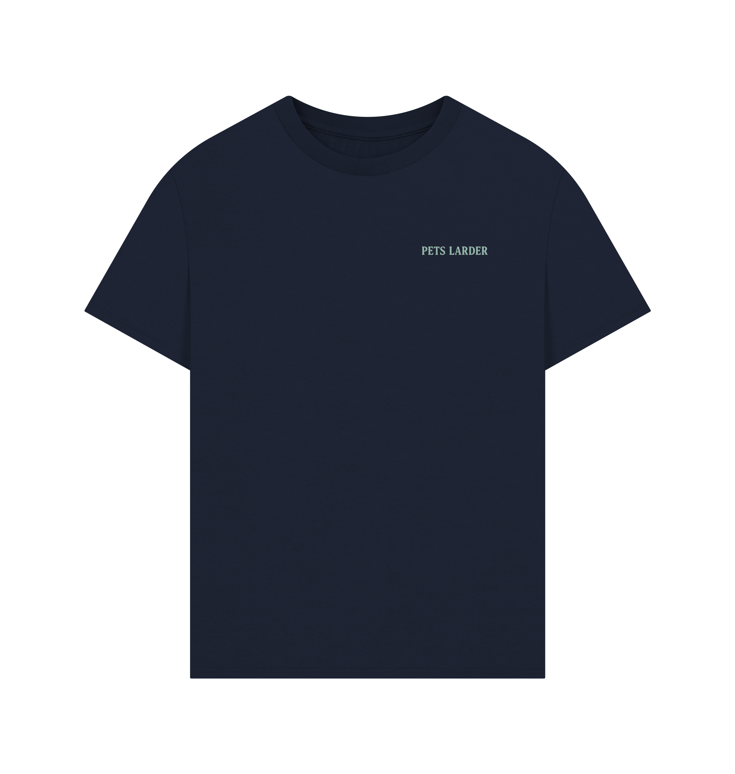 Navy Printed T-shirt Front