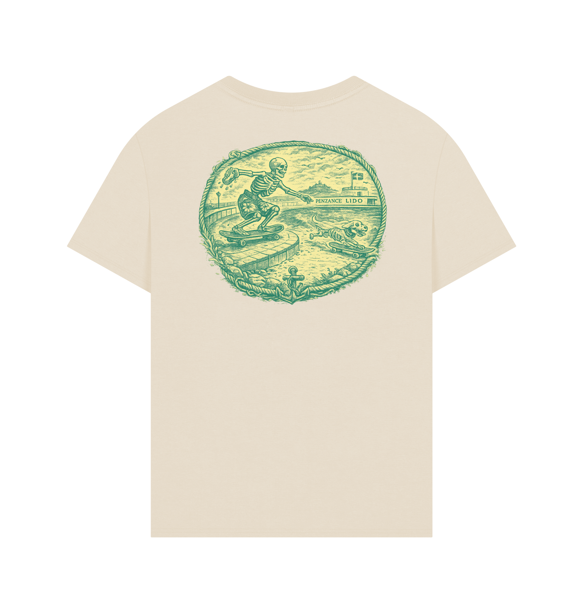 Oat Printed T-shirt Back