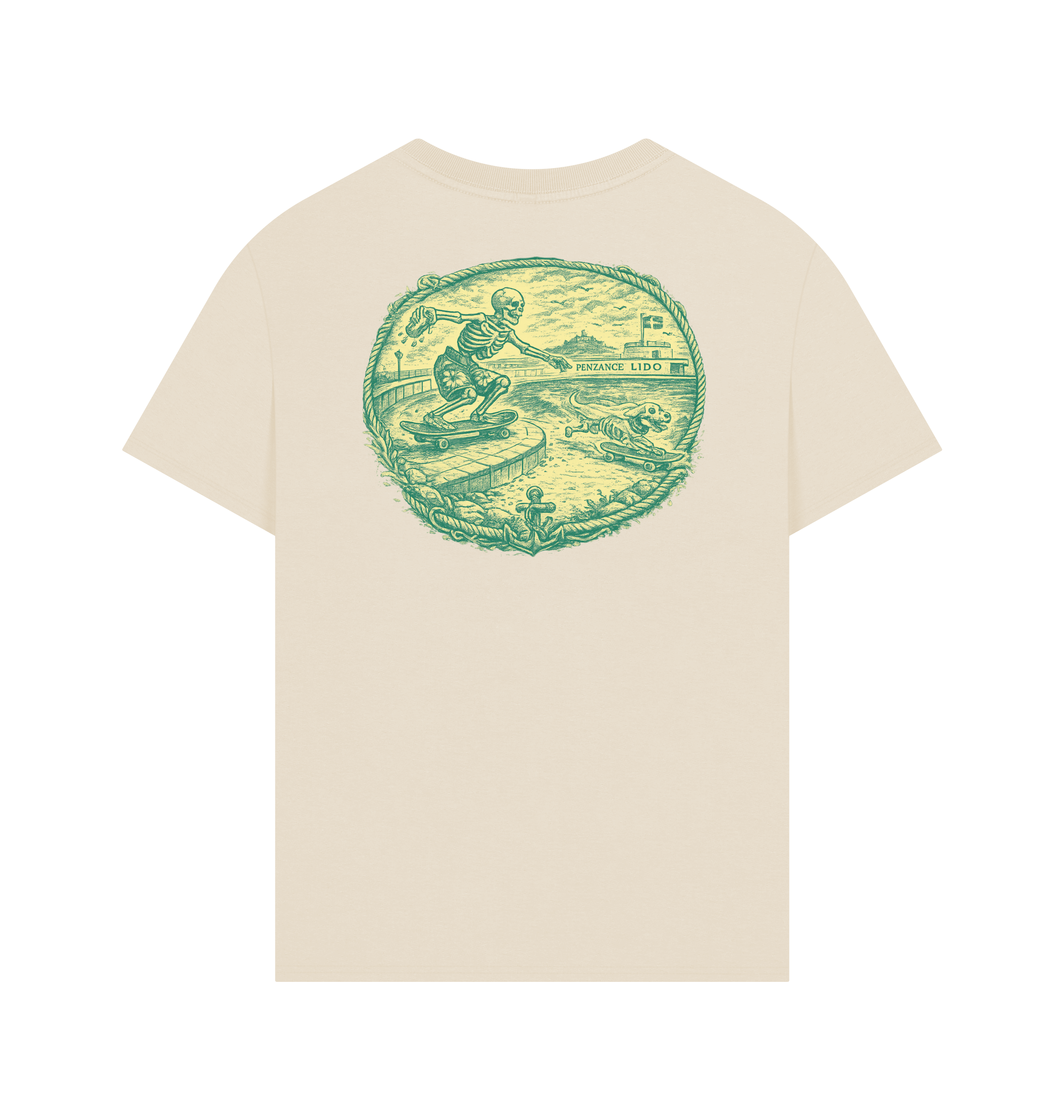 Oat Printed T-shirt Back