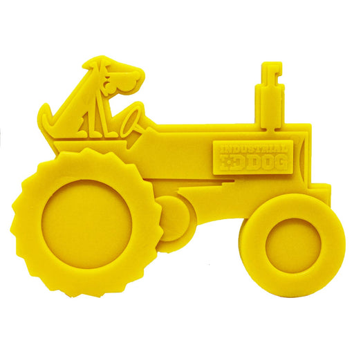 Nylon Tractor - Med/Large - Durable - Yellow Dog Toy