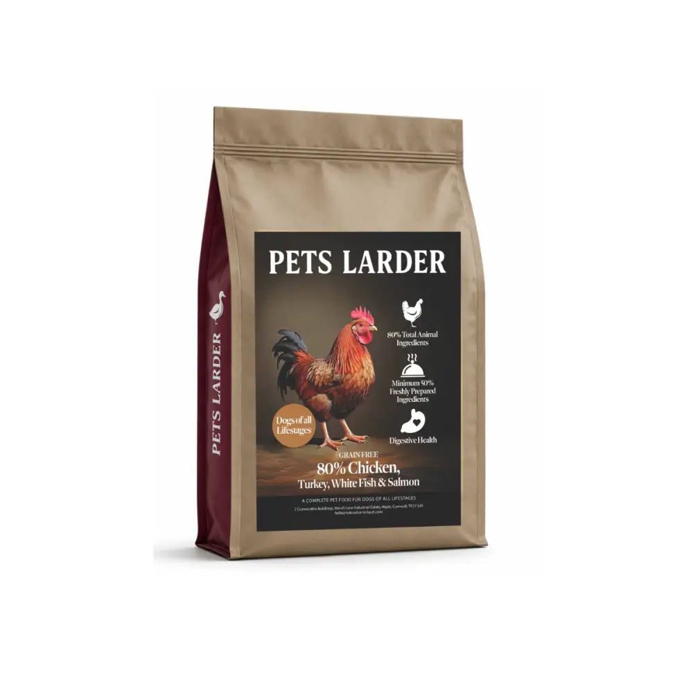 80:20 Chicken Turkey White Fish & Salmon - Natural Dry Dog Food | Pet Shop