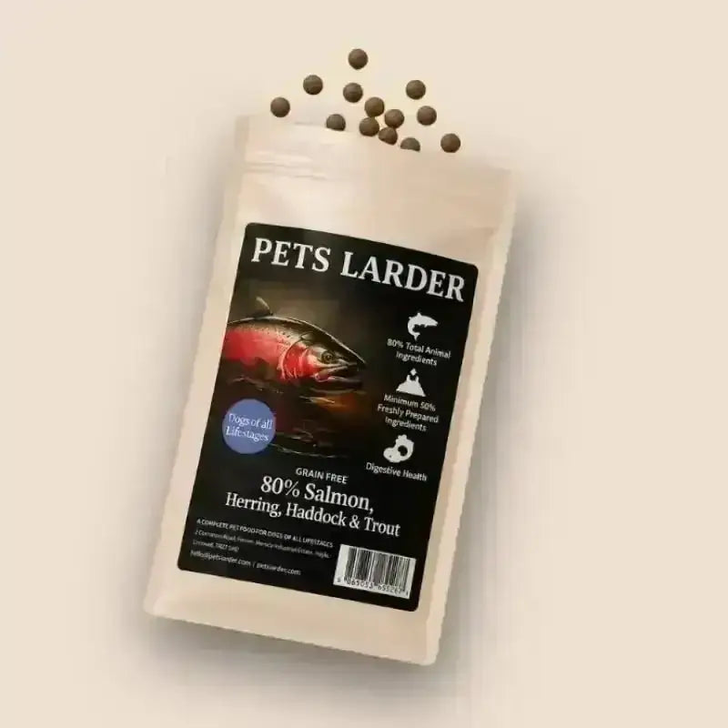 80:20 Scottish Salmon Herring Haddock & Trout - Natural Dry Dog Food | Pet Shop