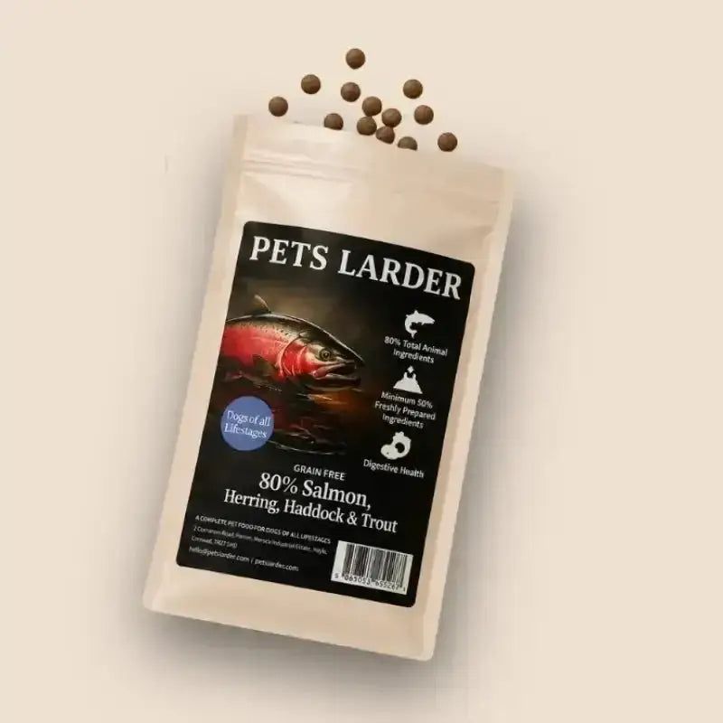80:20 Scottish Salmon Herring Haddock & Trout - Natural Dry Dog Food | Pet Shop