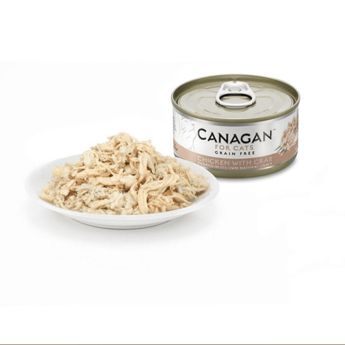 Canagan Cat Food Can - Chicken with Crab | Natural wet cat food.
