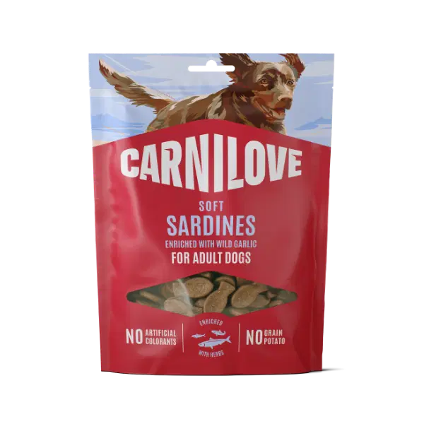 Sardines with Wild Garlic for Dogs Carnilove