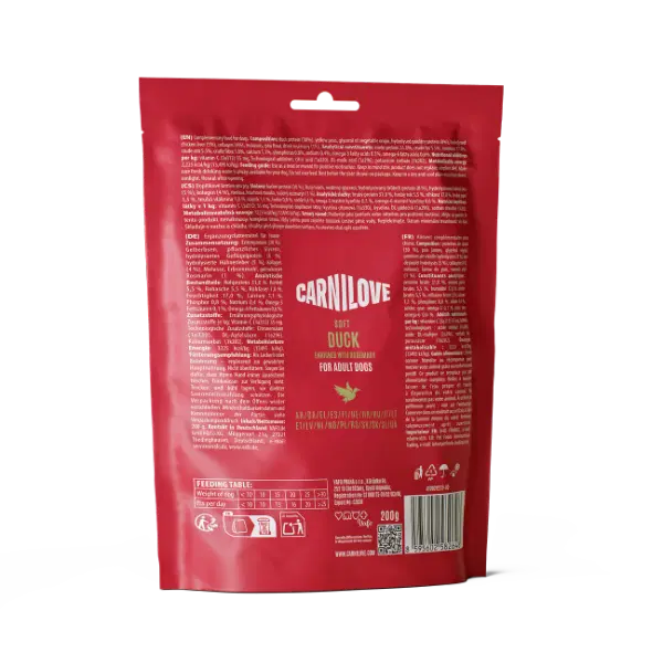 Carnilove Soft Treats for Dogs Duck with Rosemary