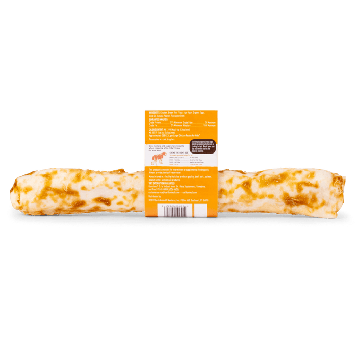 Earth Animal No-Hide Wholesome Chicken Chew - Large - Natural Dog Chew