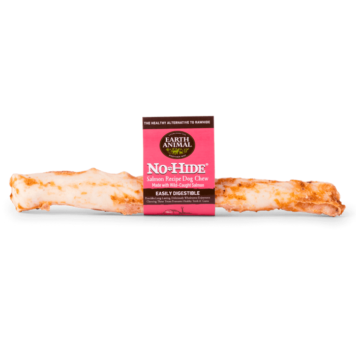 Earth Animal No-Hide Wholesome Salmon Chew - Large - Natural Dog Chew