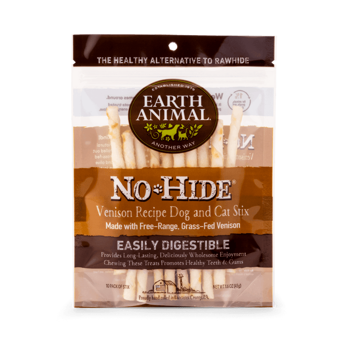 Earth Animal No-Hide Venison Stix - Natural Dog Chew