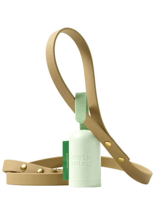 Earth Rated Leash Dispenser with 15 bags Unscented Available At The Pets Larder Natural Pet Shop.