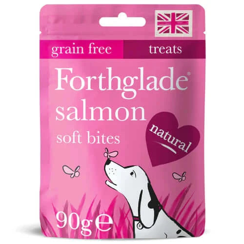 Forthglade Natural Soft Bite Treats with Salmon 90g - Natural Dog Treats
