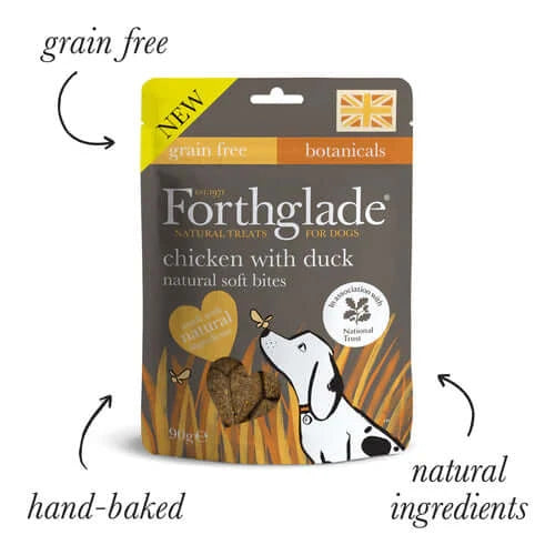 Forthglade National Trust Soft Bite Treats with Chicken and Duck Natural Dog Treats