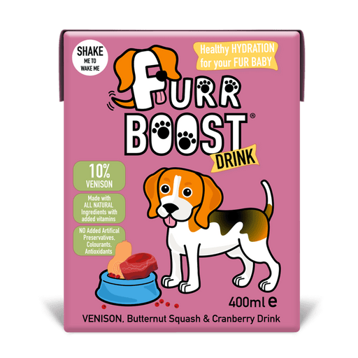 Furr Boost Dog Drink Venison, Butternut Squash and Cranberry Carton 400ml
