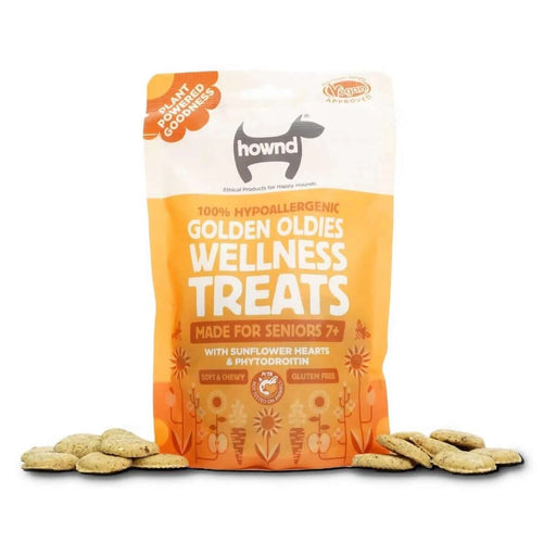 Hownd Golden Oldies Plant Based Hypoallergenic Wellness Treats 100g - Natural Dog Treats