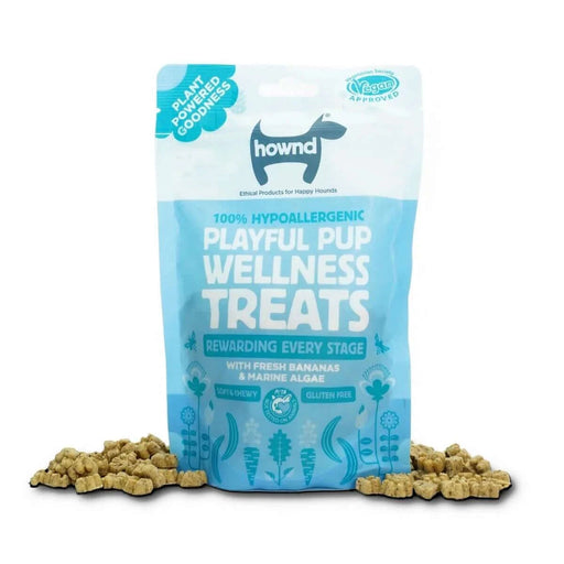 Hownd Playful Pup Plant Based Hypoallergenic Wellness Treats 100g - Natural Dog Treats