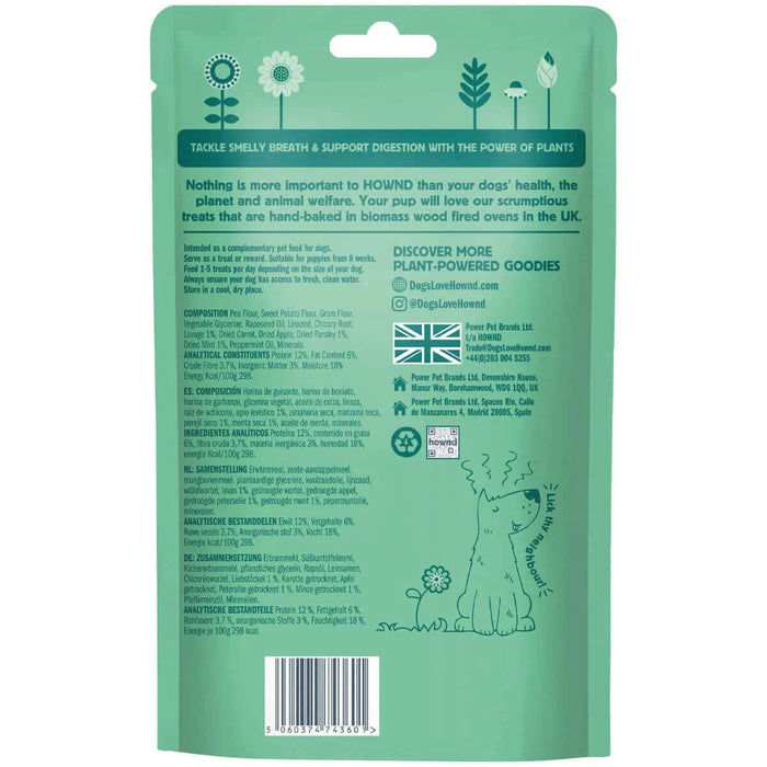 Hownd Yup You Stink! Plant Based Hypoallergenic Wellness Treats 100g - Natural Dog Treats