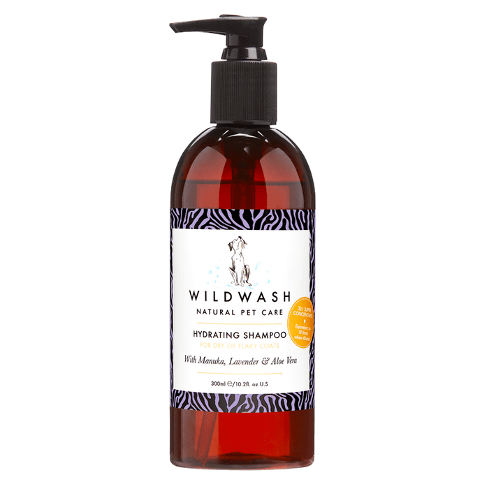 Wildwash Hydrating Shampoo for Dry or Flaky Coats 300ml | Natural grooming