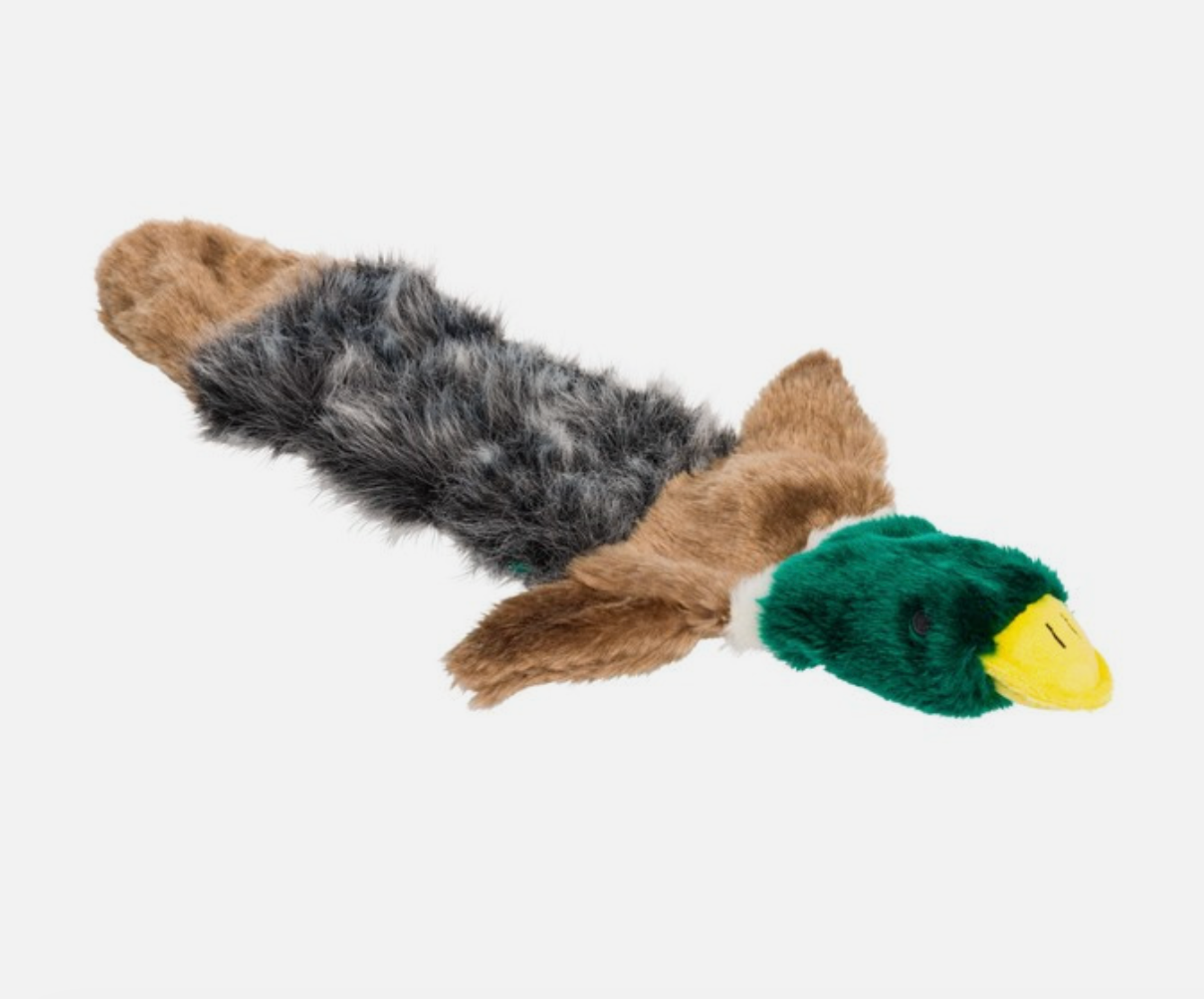 House of Paws Plush Mallard Multi Squeaker Dog Toy
