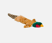 House of Paws Plush Pheasant Multi Squeaker Dog Toy