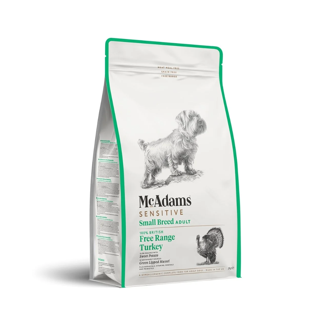 Mcadams Small Breed Free Range Turkey - Natural Dry Dog Food | Pet Shop