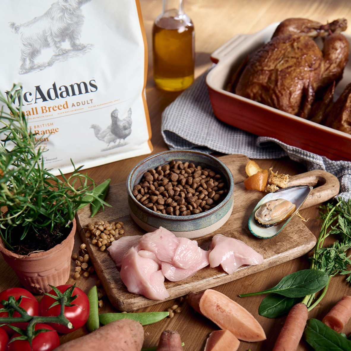 Mcadams Small Breed Free Range Chicken - Natural Dry Dog Food | Pet Shop