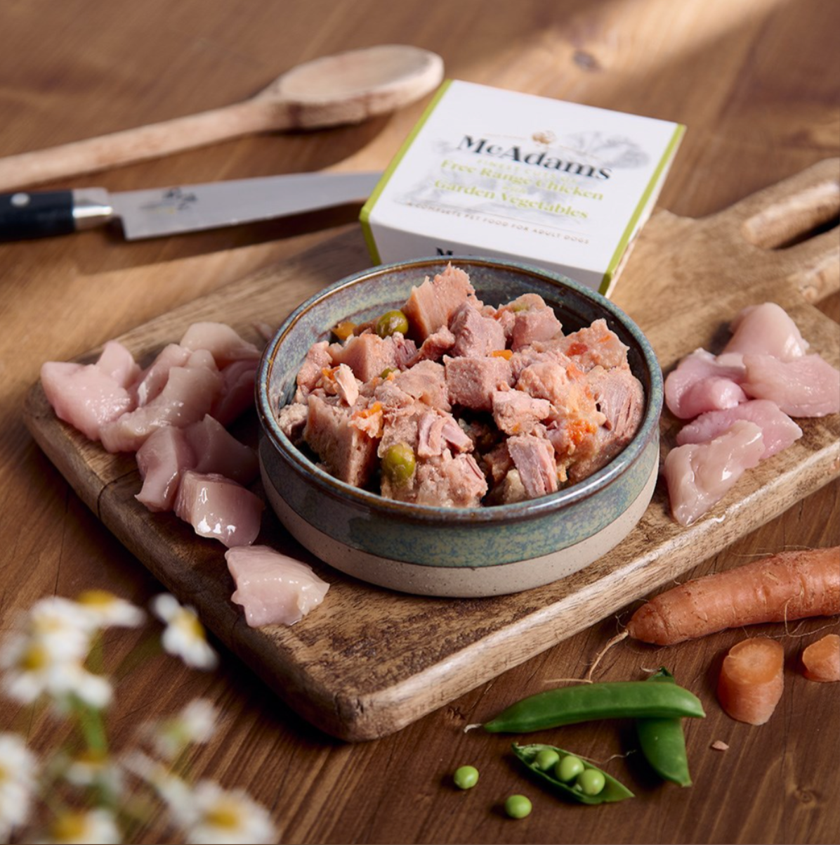 Mcadams Free Range Chicken with Garden Vegetables - Natural Wet Dog Food | Pet Shop