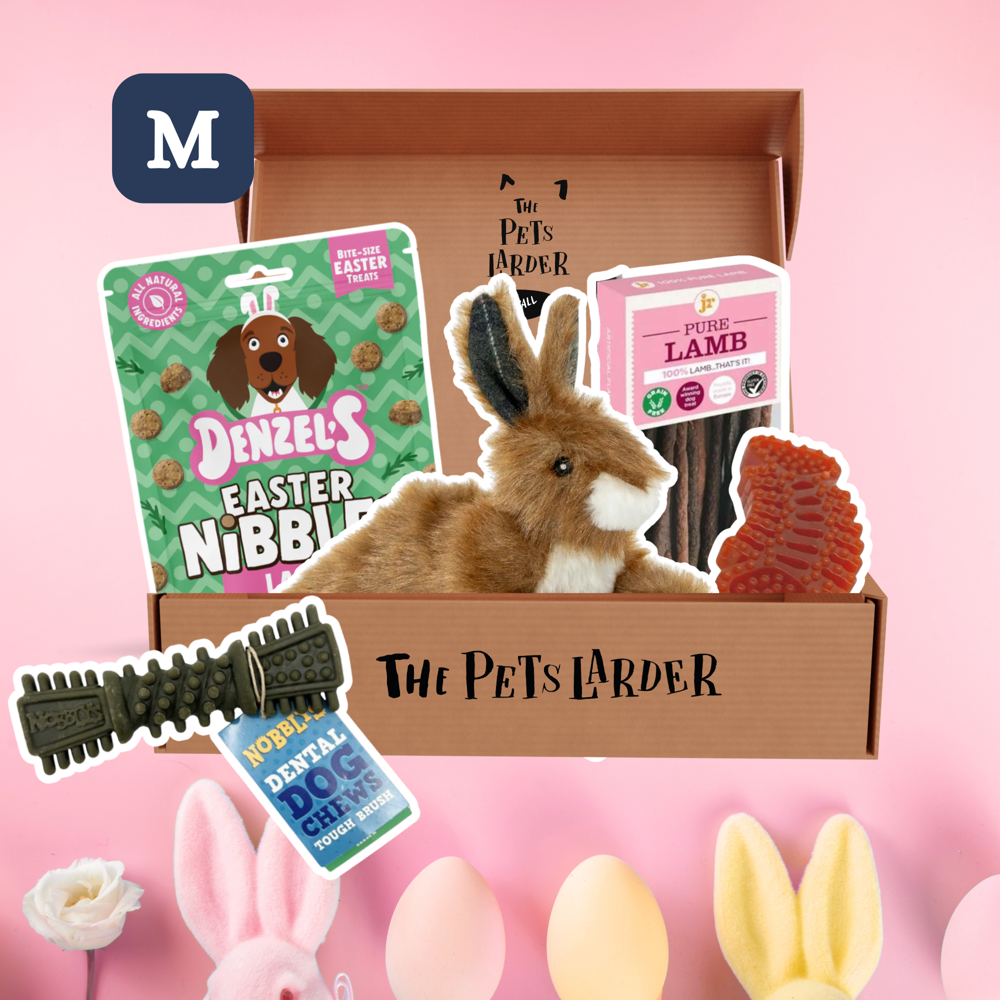 The Pets Larder - Monthly Treat Subscription Box for Dogs Medium