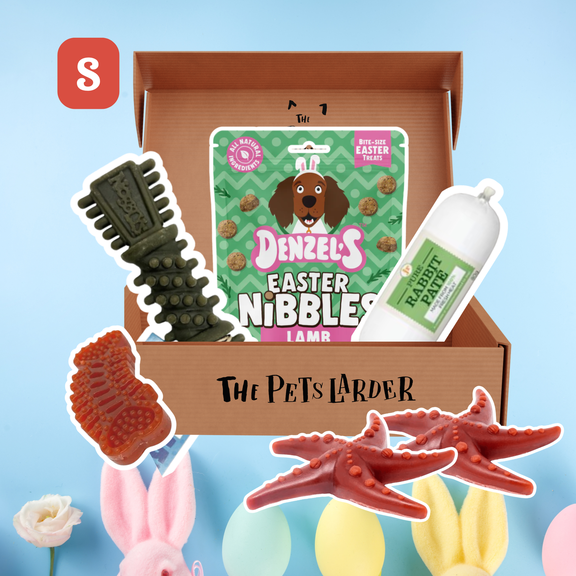The Pets Larder - Monthly Treat Subscription Box for Dogs Small - Natural Treats for | Natural Pet Shop