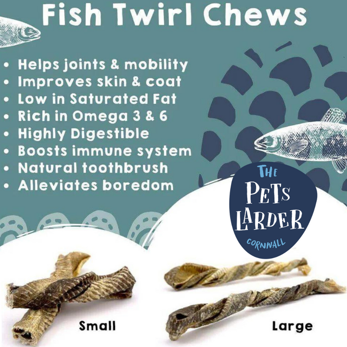 Fish Twirl Chew For Dogs