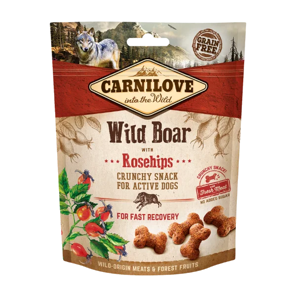 Carnilove Wild Boar with Rosehip treats for dogs