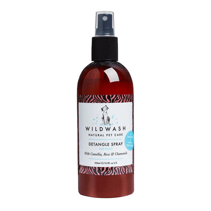 WildWash Detangle Spray for Puppies and Dogs | Natural grooming 