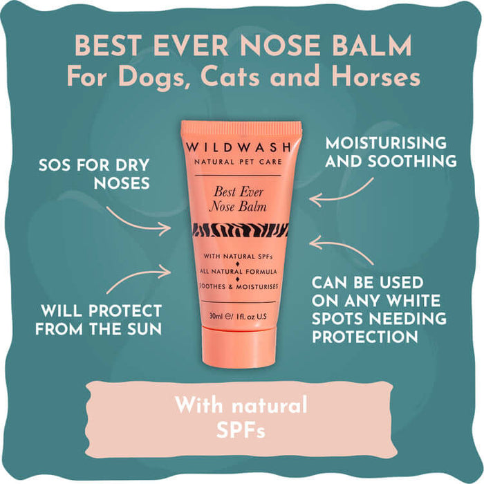 WildWash Best Ever Nose Balm 30ml | Natural grooming for pets