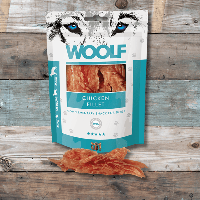 Woof Chicken Fillet | Natural treats for dogs.