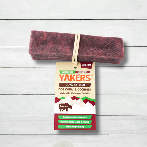 Yakers Cranberry Dog Chew | Natural chew for dogs