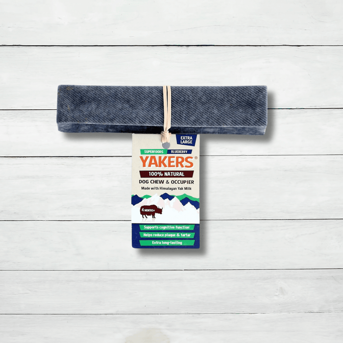 Yakers Blueberry Natural Dog Chew Available Online At The Pets Larder Natural Pet Shop.