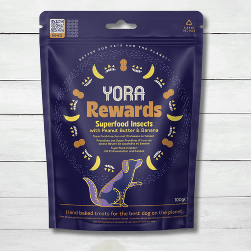 YORA Dog Rewards Peanut & Banana 100g