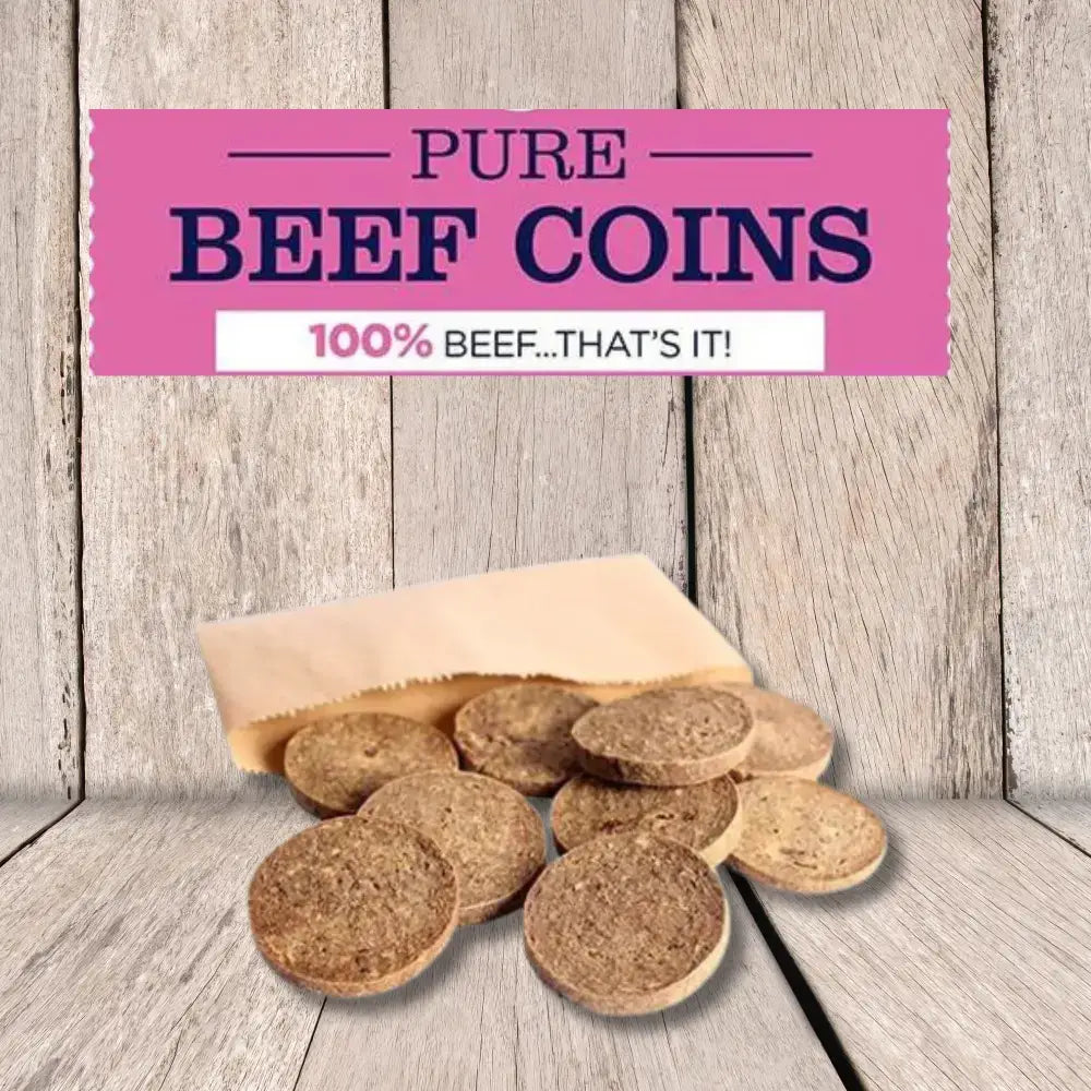 100% Beef Meat Coins in Brown Bag for Advent Calendar Pet Products