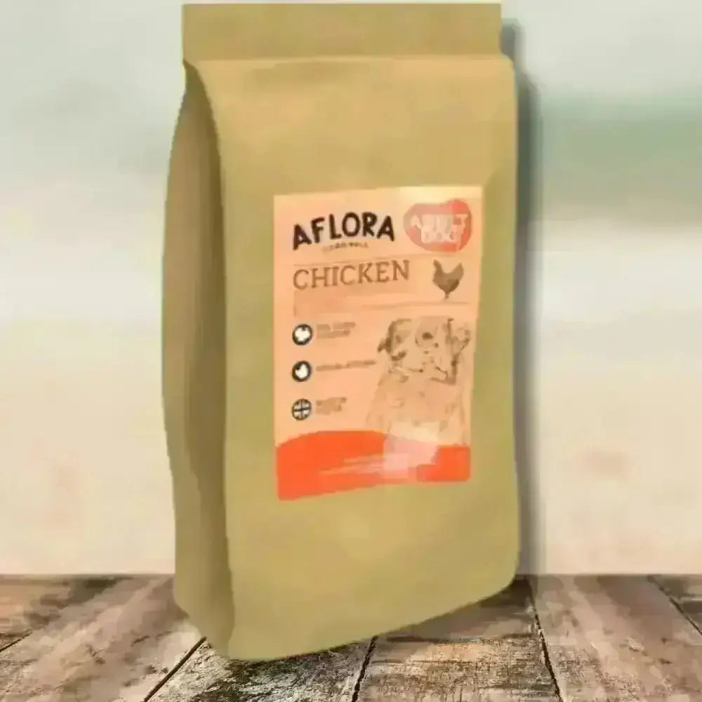 Aflora Chicken Grain Free Dog Food bag showcasing high-quality grain free chicken dog food