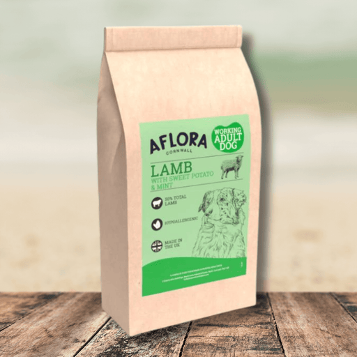 Aflora Lamb with Sweet Potato 2kg Grain Free Dog Food - Natural Dry Dog Food