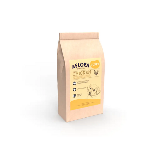 Aflora Puppy Chicken with Turkey Grain Free Puppy Food - 2kg - Natural Dry Dog Food