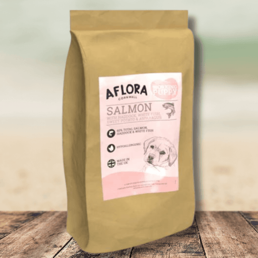 Aflora Puppy Salmon with Haddock 15kg Grain Free Puppy Food - Natural Dry Dog Food